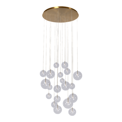 Hanglamp Camau 20 | antique brass