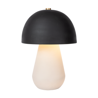 Tischleuchte Sacha | gebrochenes Weiß - Schwarz