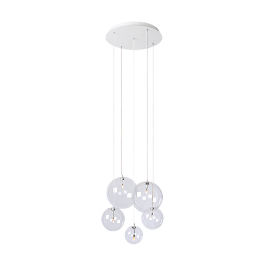 Pendant light Camau 5 | white