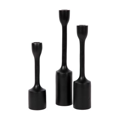 Kerzenhalter Orso S/3 | Schwarz