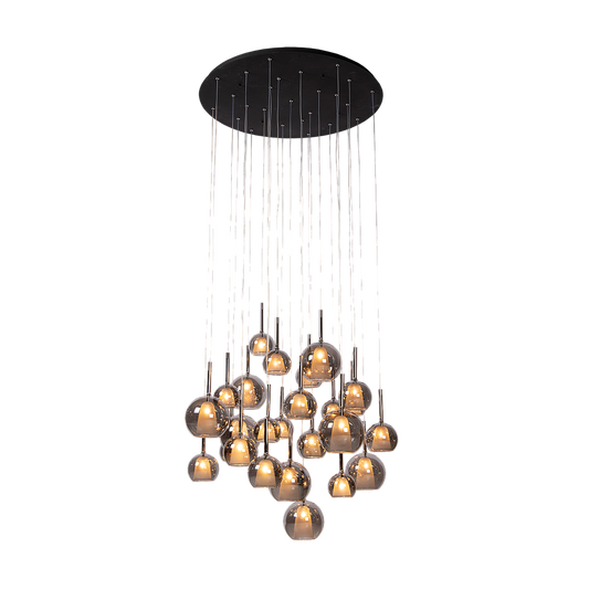 Pendant light Saigon 25 | black | round