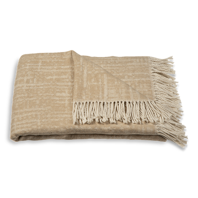 Plaid Misty - Naturel