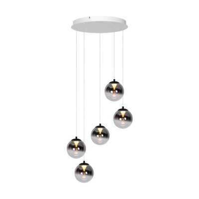 Pendant Monza 5 round | white