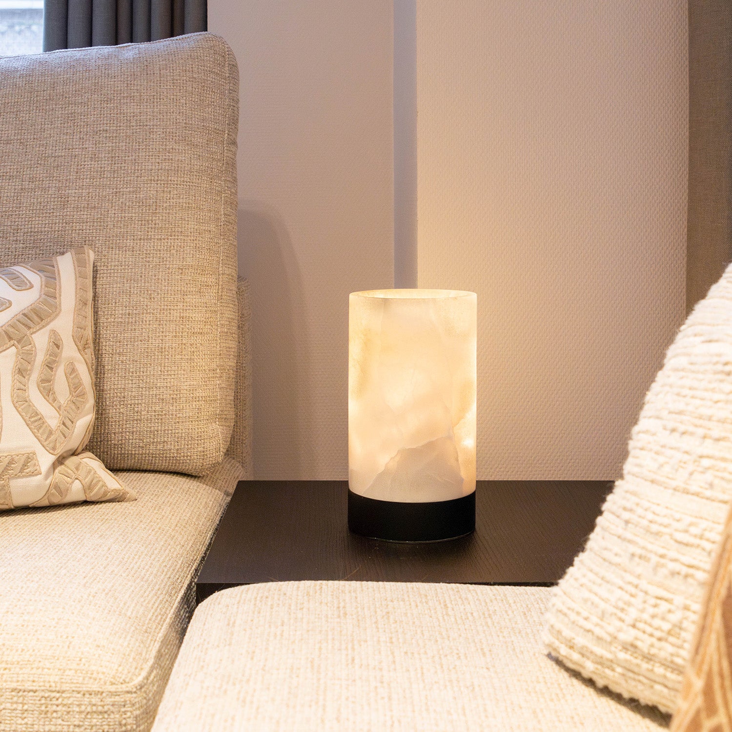 Table lamp - LIG94079 - Soft white Alabaster - Kizo Large