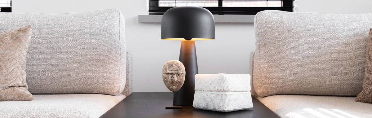 Black table lamps