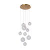 Pendant light Camau 9 | antique brass