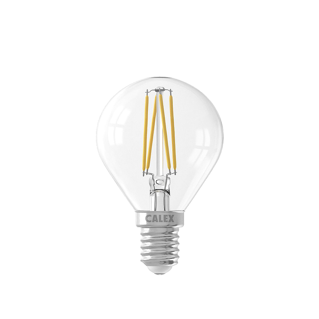 LED filament spherical bulb – E14 | Calex