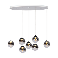 Pendant Monza 7 oval | white