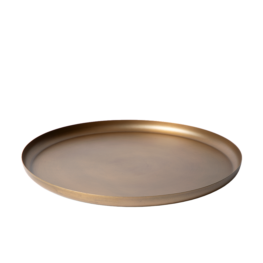 Tray Eleo L 40 cm | antique brass