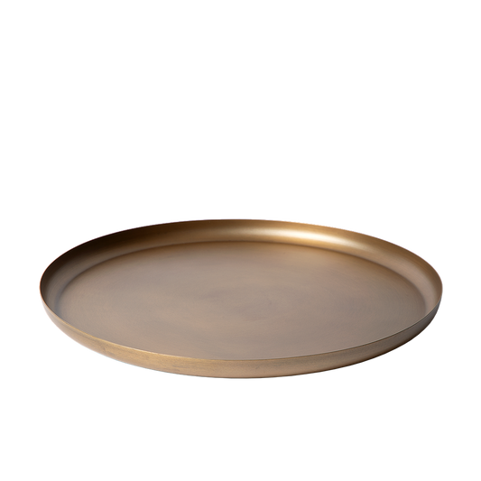 Tray Eleo L 40 cm | antique brass