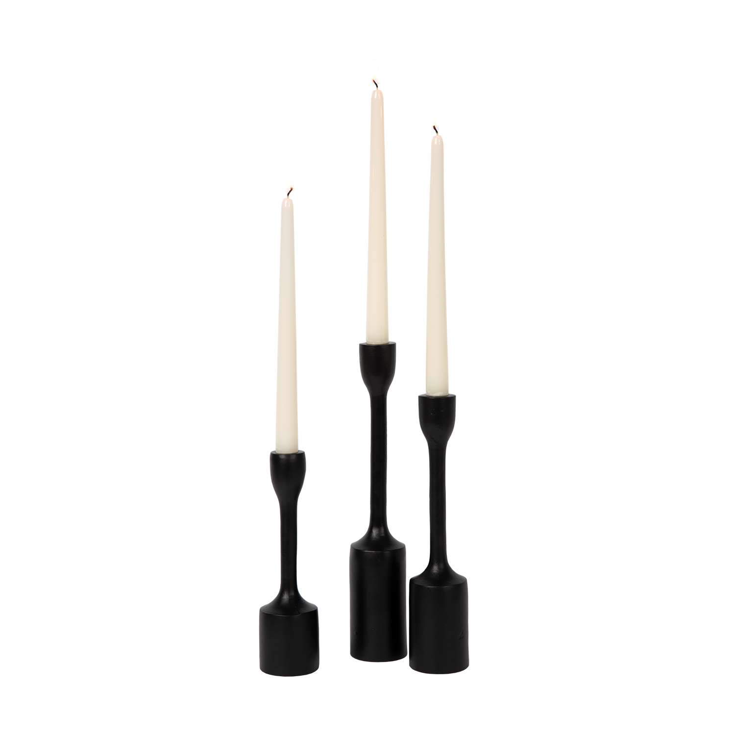 Candle holder Orso S/3 | black