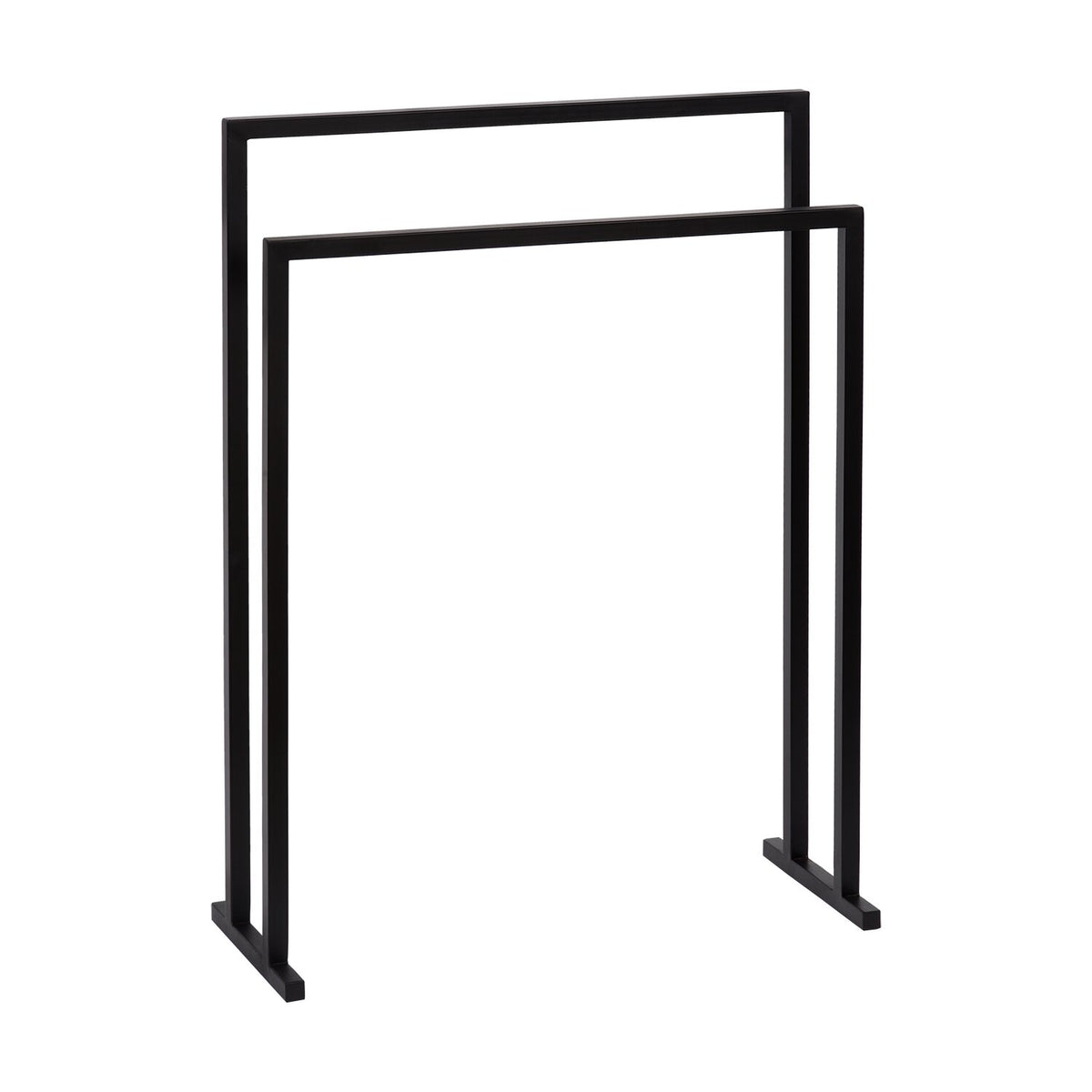 Black towel racks