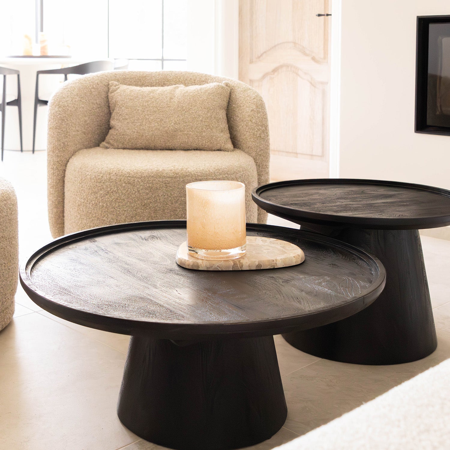 Coffee table Sirius S/2 | black