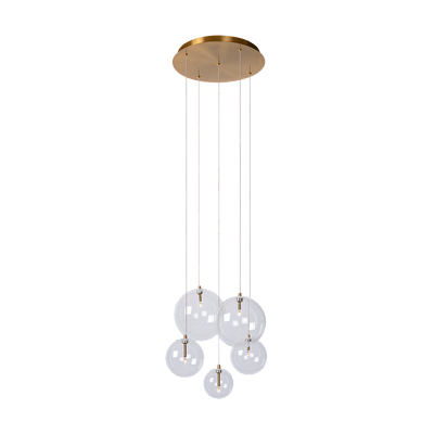 Pendant light Camau 5 | antique brass