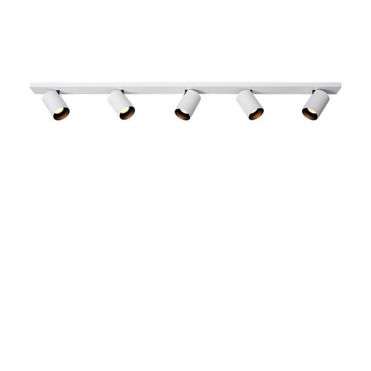 Ceiling light Nuo 5 | white - black inside