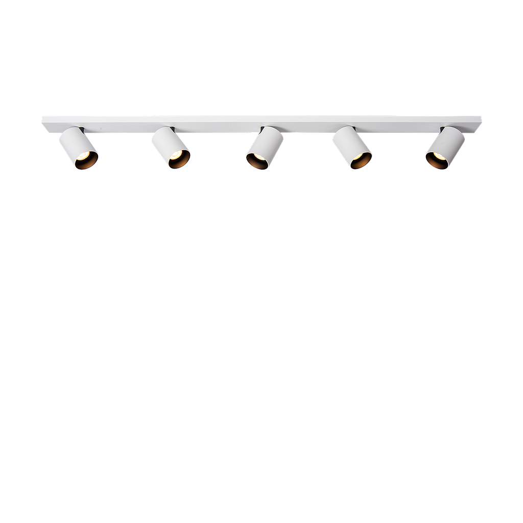 Ceiling light Nuo 5 | white - black inside