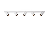 Ceiling light Nuo 5 | white - black inside
