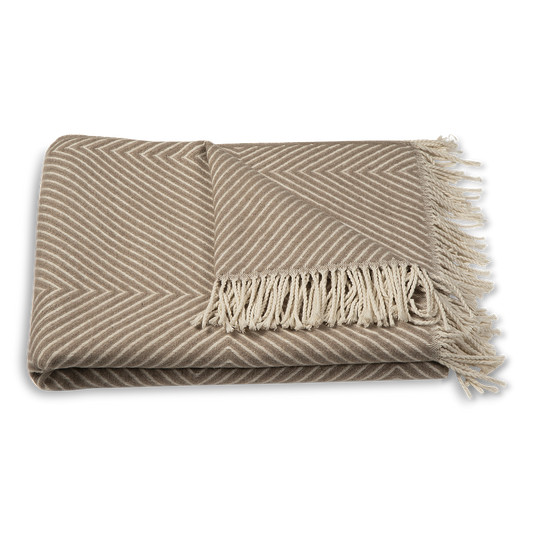 Plaid Glow - Taupe