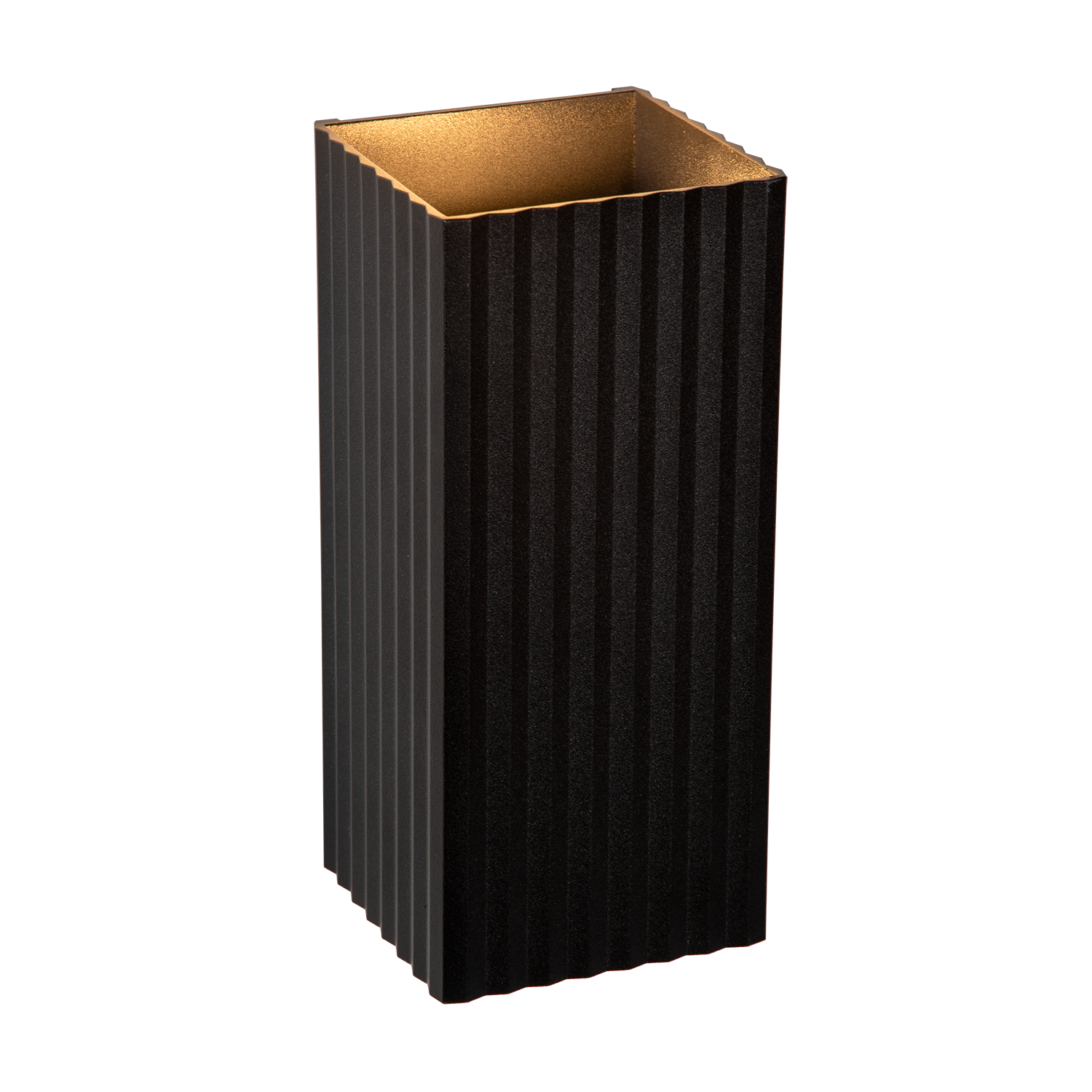 Wandlamp Ribble rechthoek | zwart