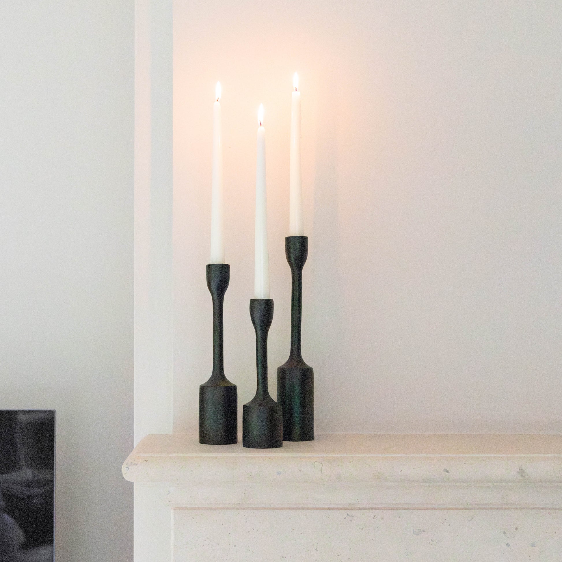 Candle holder Orso S/3 | black