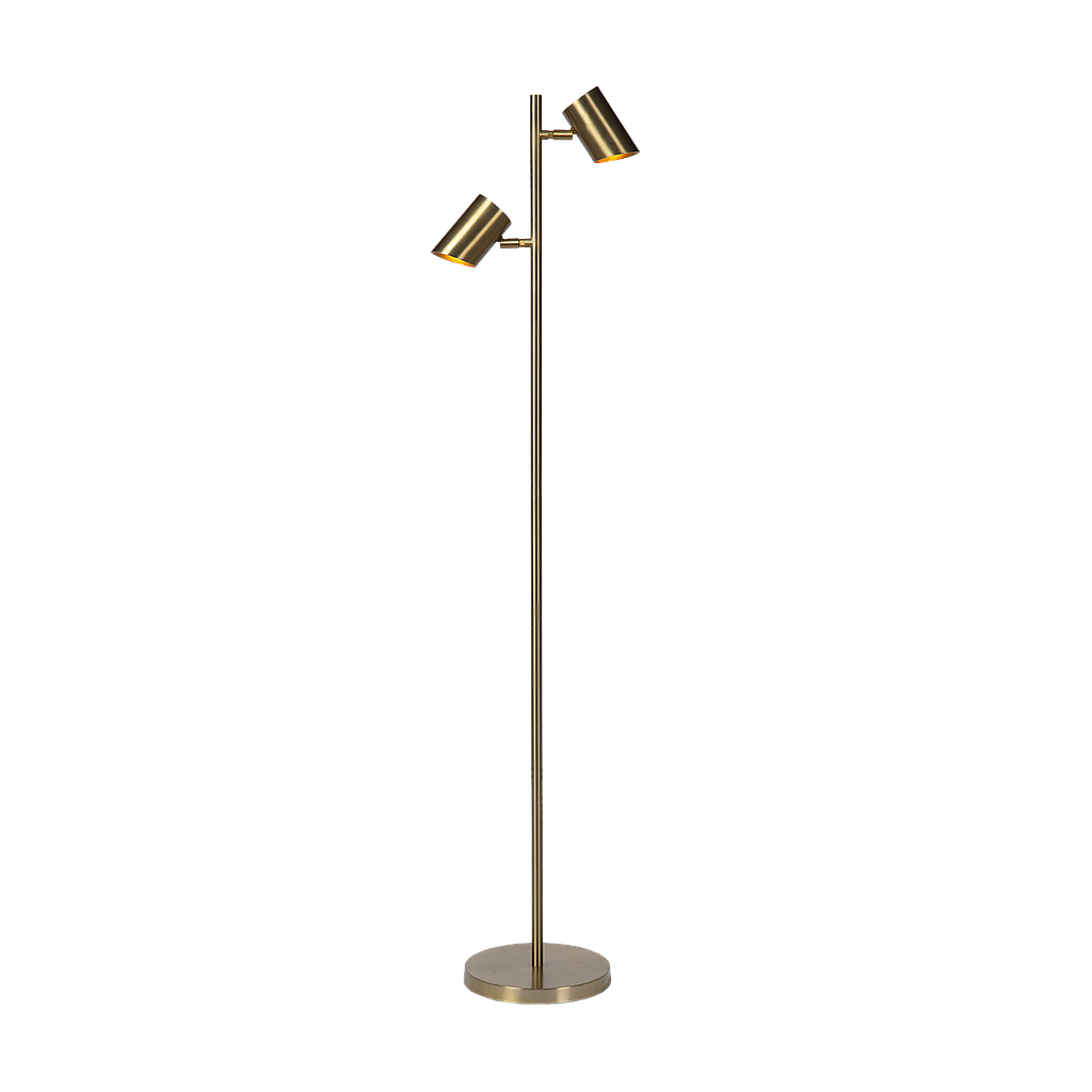 Floor lamp Kisoro | antique brass