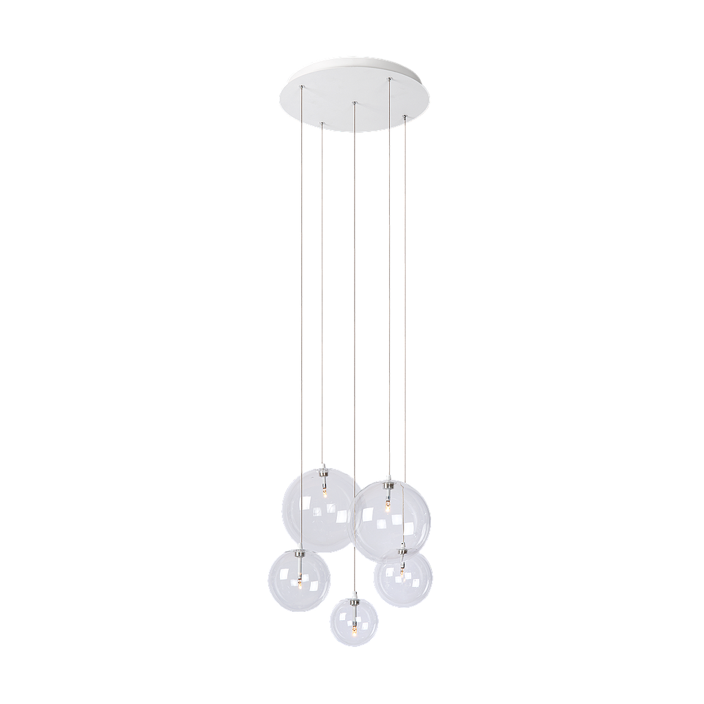 Pendant light Camau 5 | white