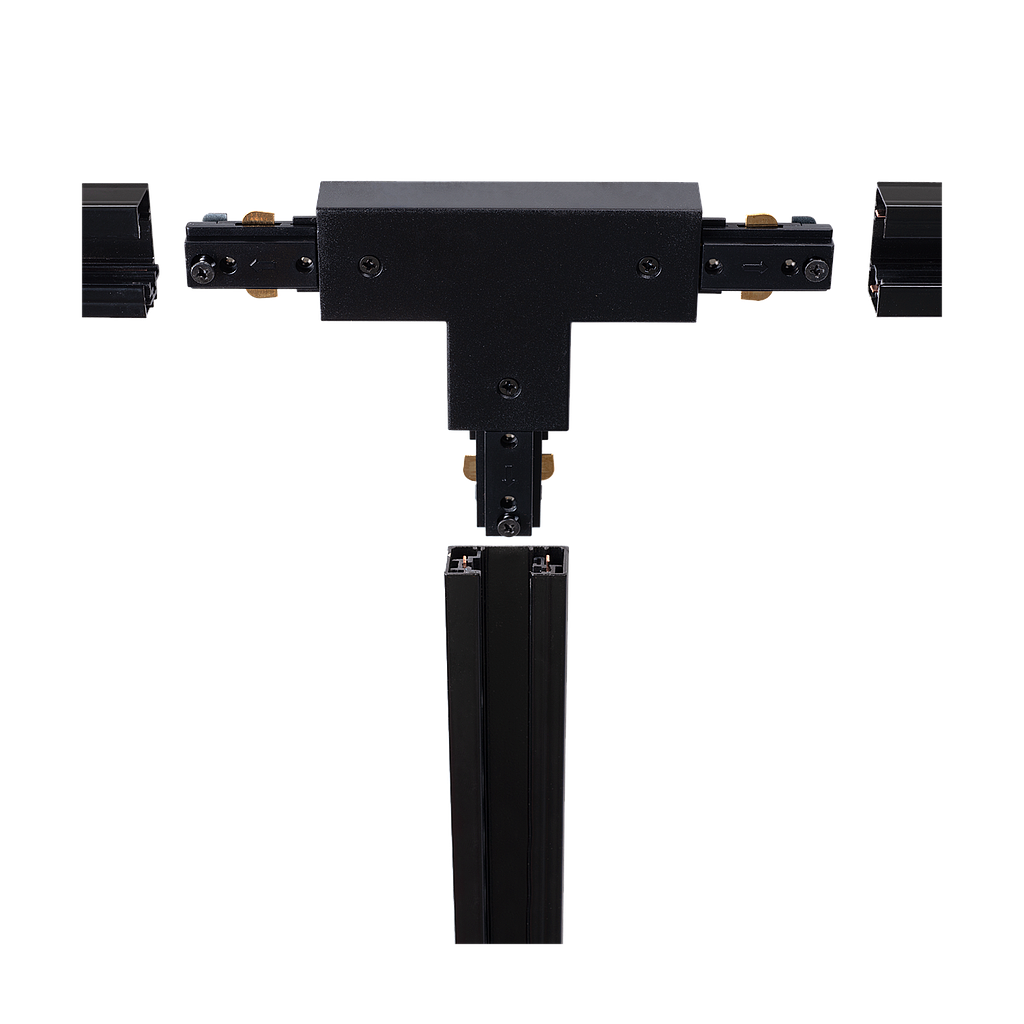 Track connector Lex - T split | black