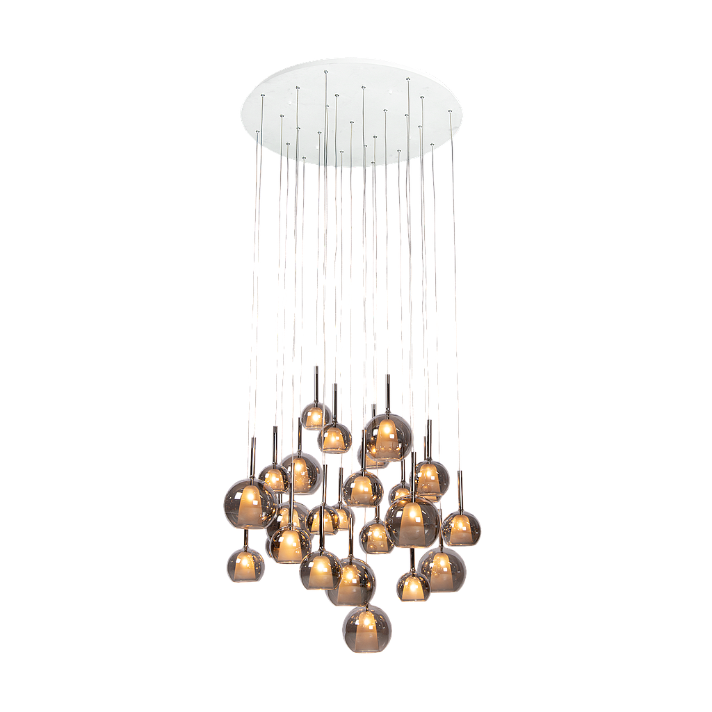Pendant light Saigon 25 | white | round