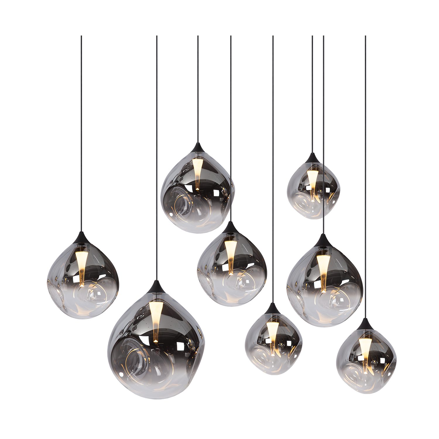 Hanglamp Rosado 8 | ovaal