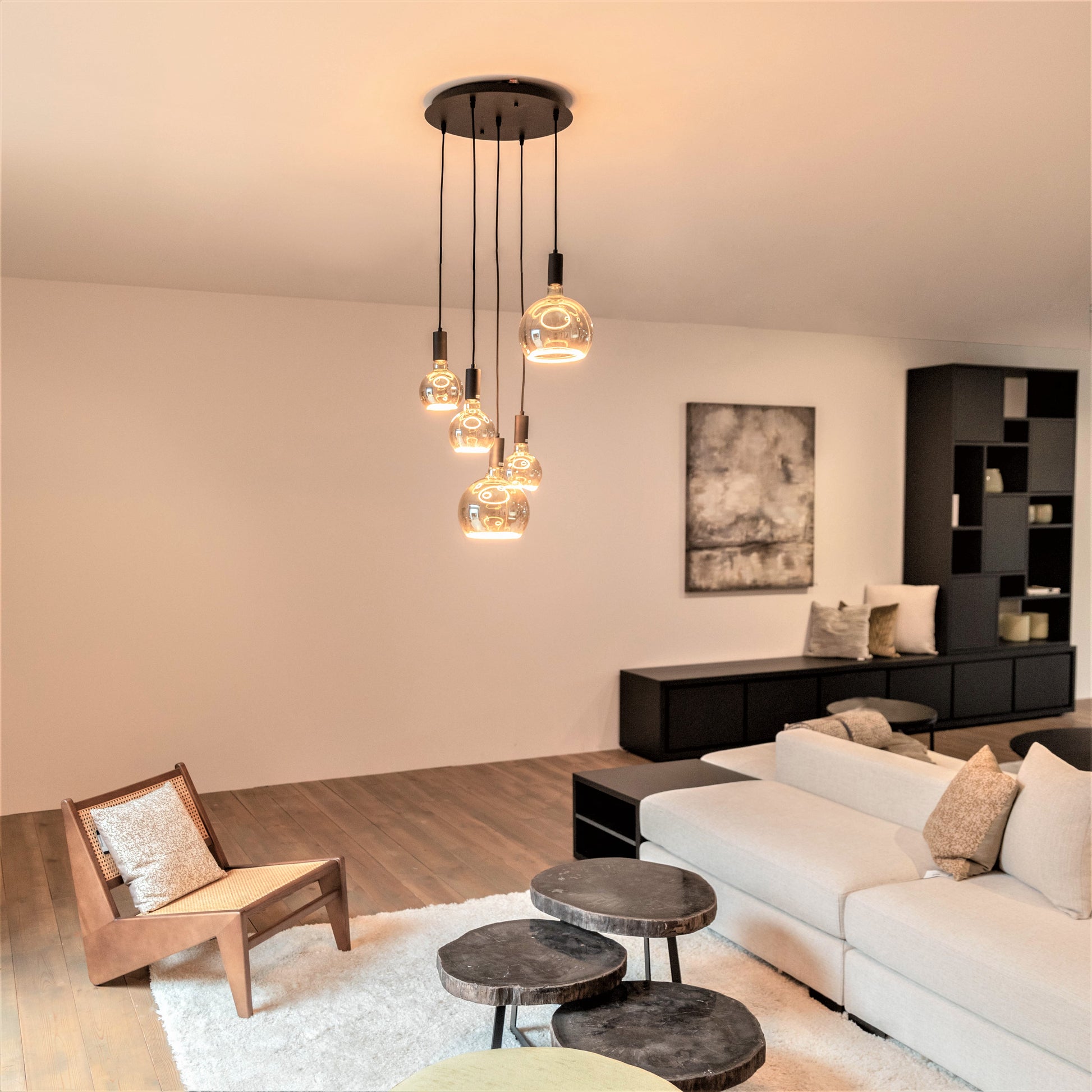 Pendant Sapa 5 - incl. Floating light bulbs