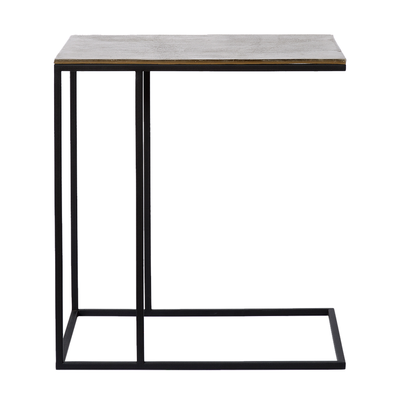 Side table Vanger | raw antique brass