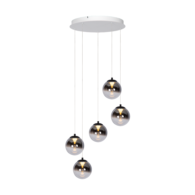 Pendant Monza 5 round | white 