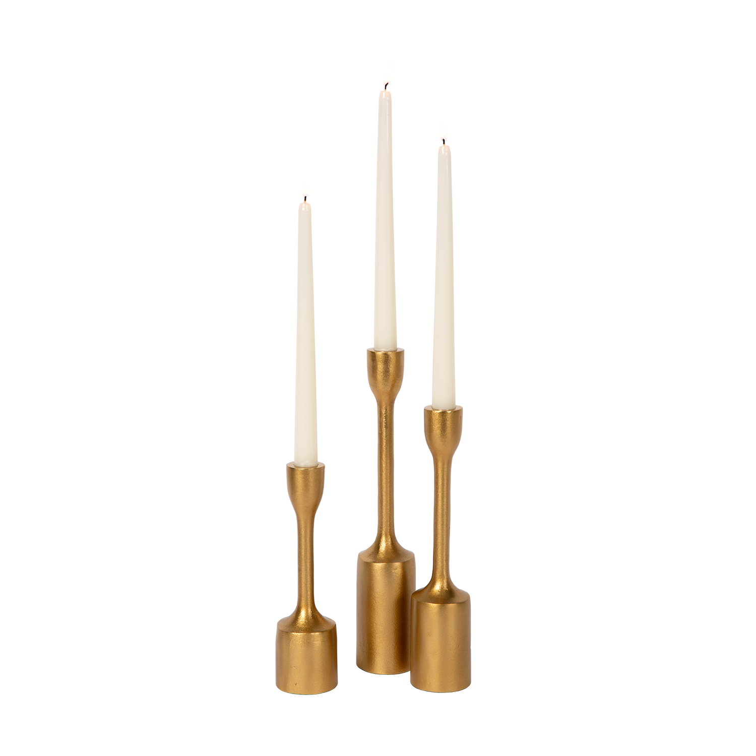 Candle holder Orso S/3 | gold