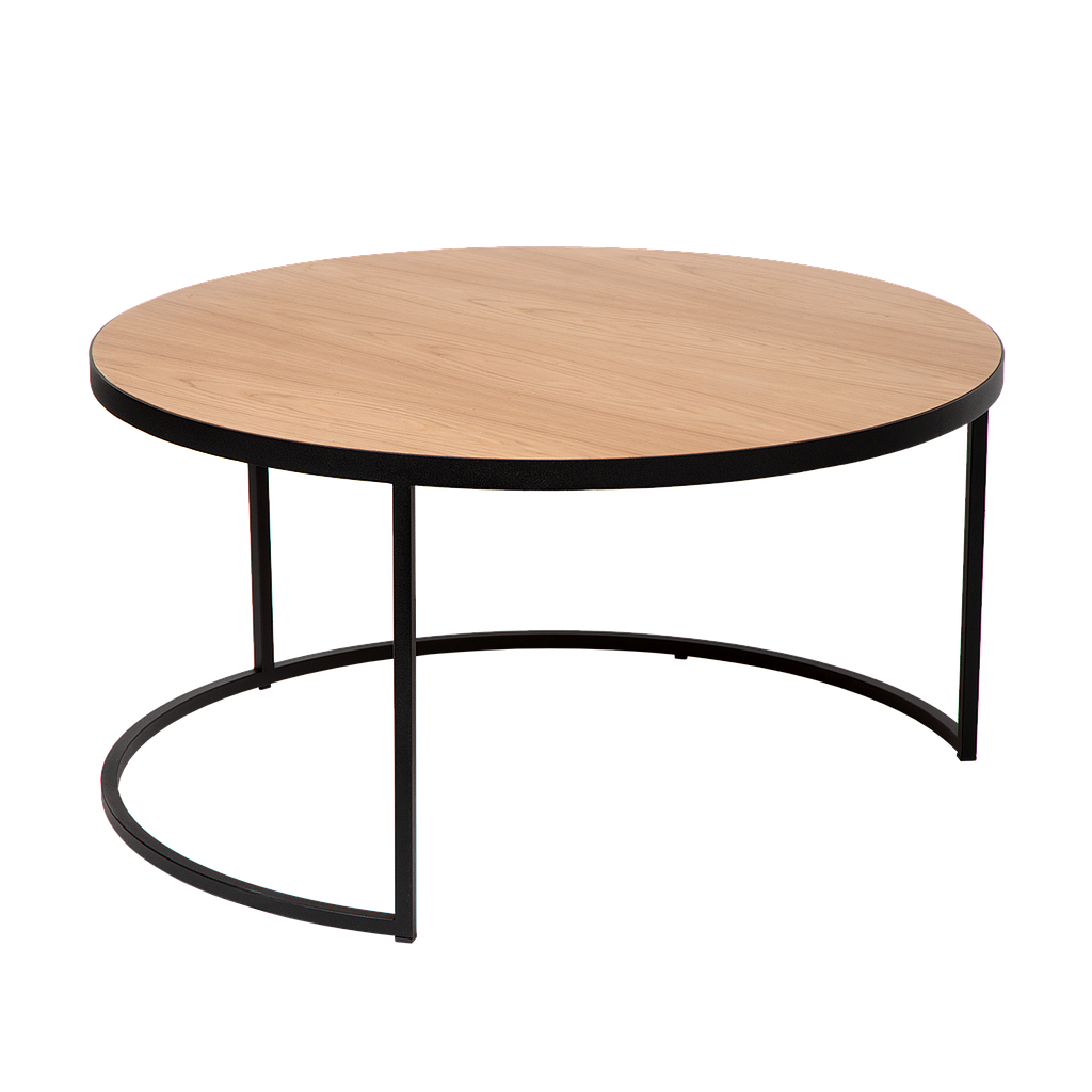 Coffee Table Emir Ø80 - natural Oak 