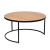 Coffee Table Emir Ø80 - natural Oak