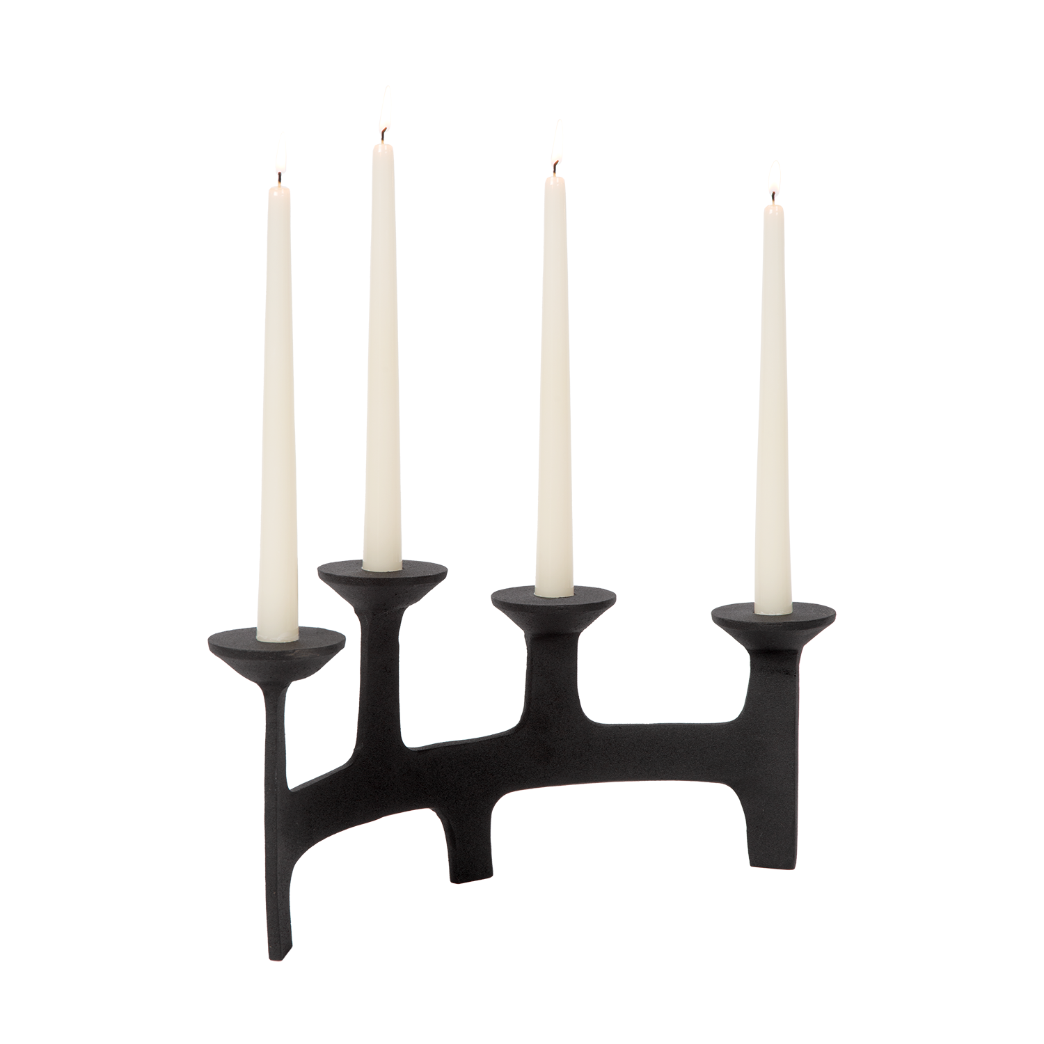 Candle holder Amour S/4 | black