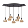 Hanglamp Yoki 7 - incl. Floating Oval