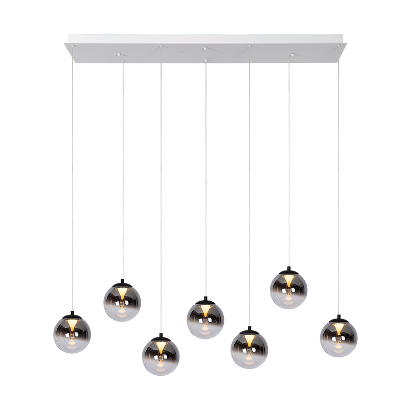 Pendant Monza 7 Rect. | white 