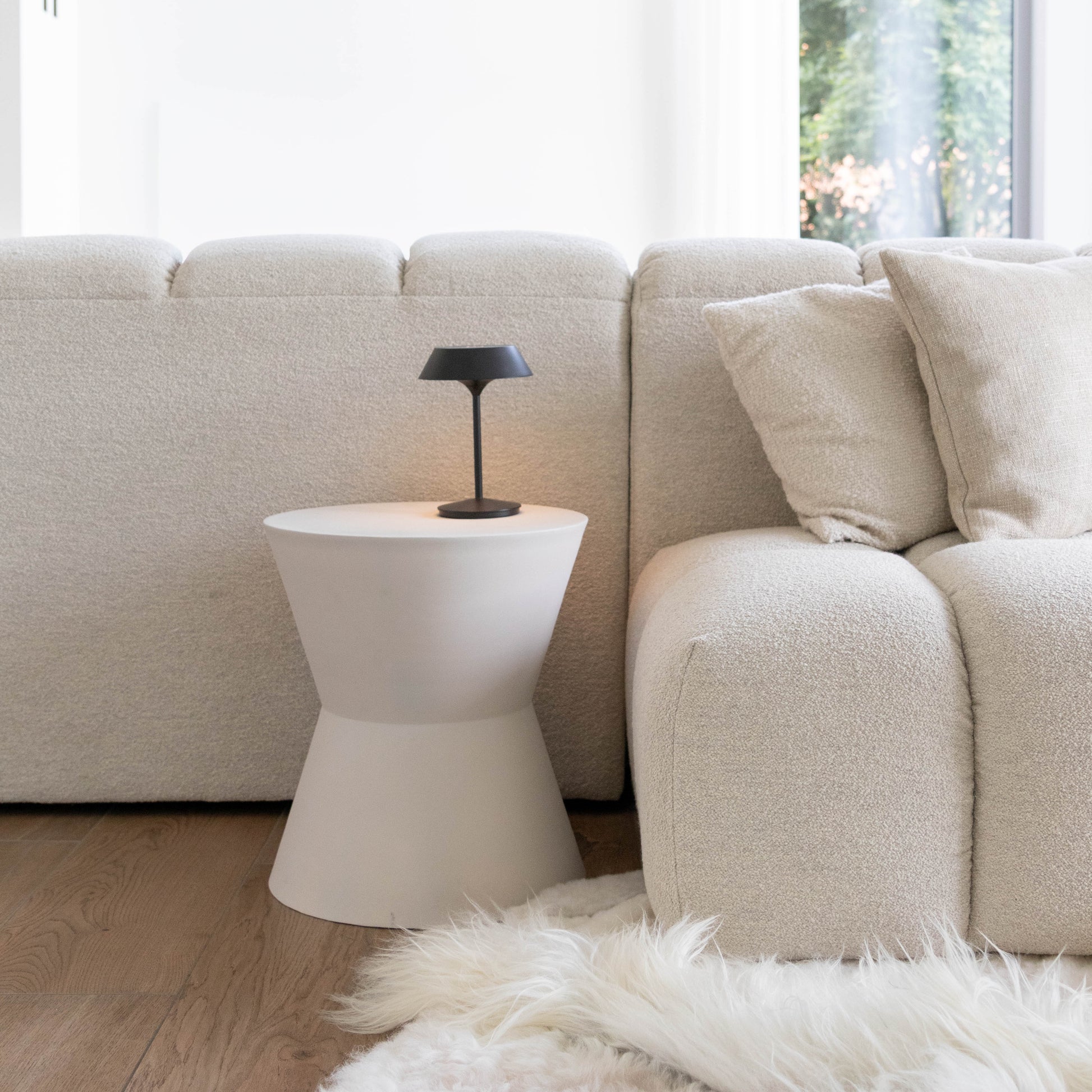 Table d'appoint Amante | ivoire