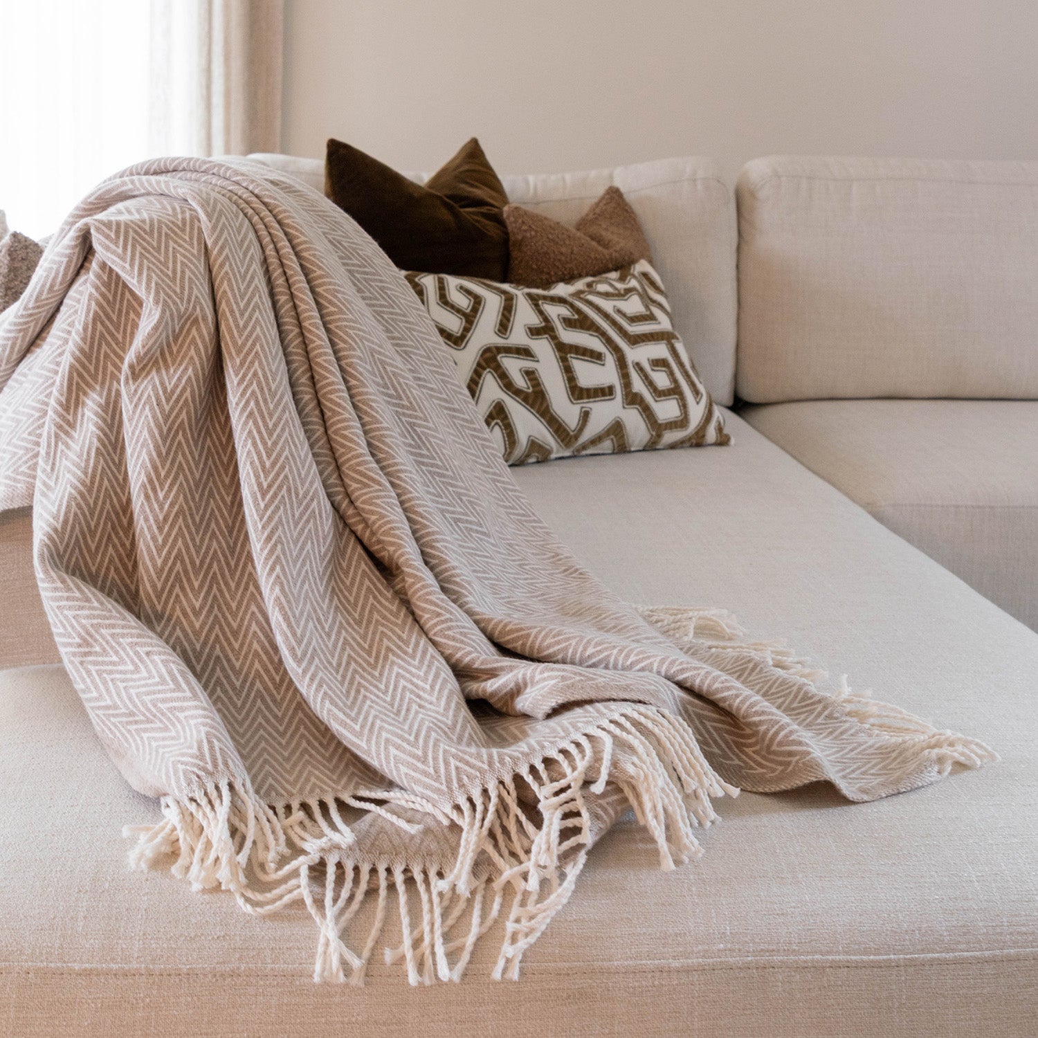 Plaid Solance - Sand