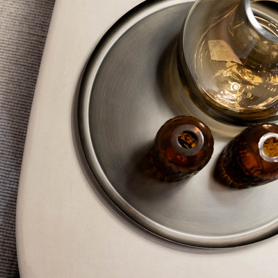 Plateau Eleo L 40 cm | zinc antique