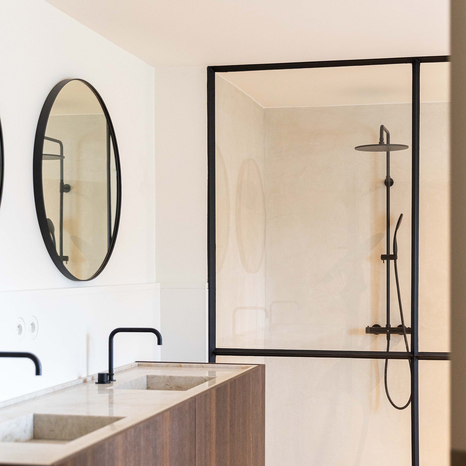 Miroir Merope | noir