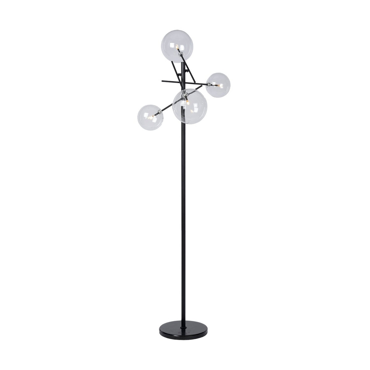Floor-standing globe lamps