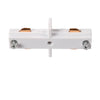 Track connector Lex - straight | white