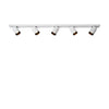 Plafondlamp Nuo 5 | wit-zwart vanbinnen