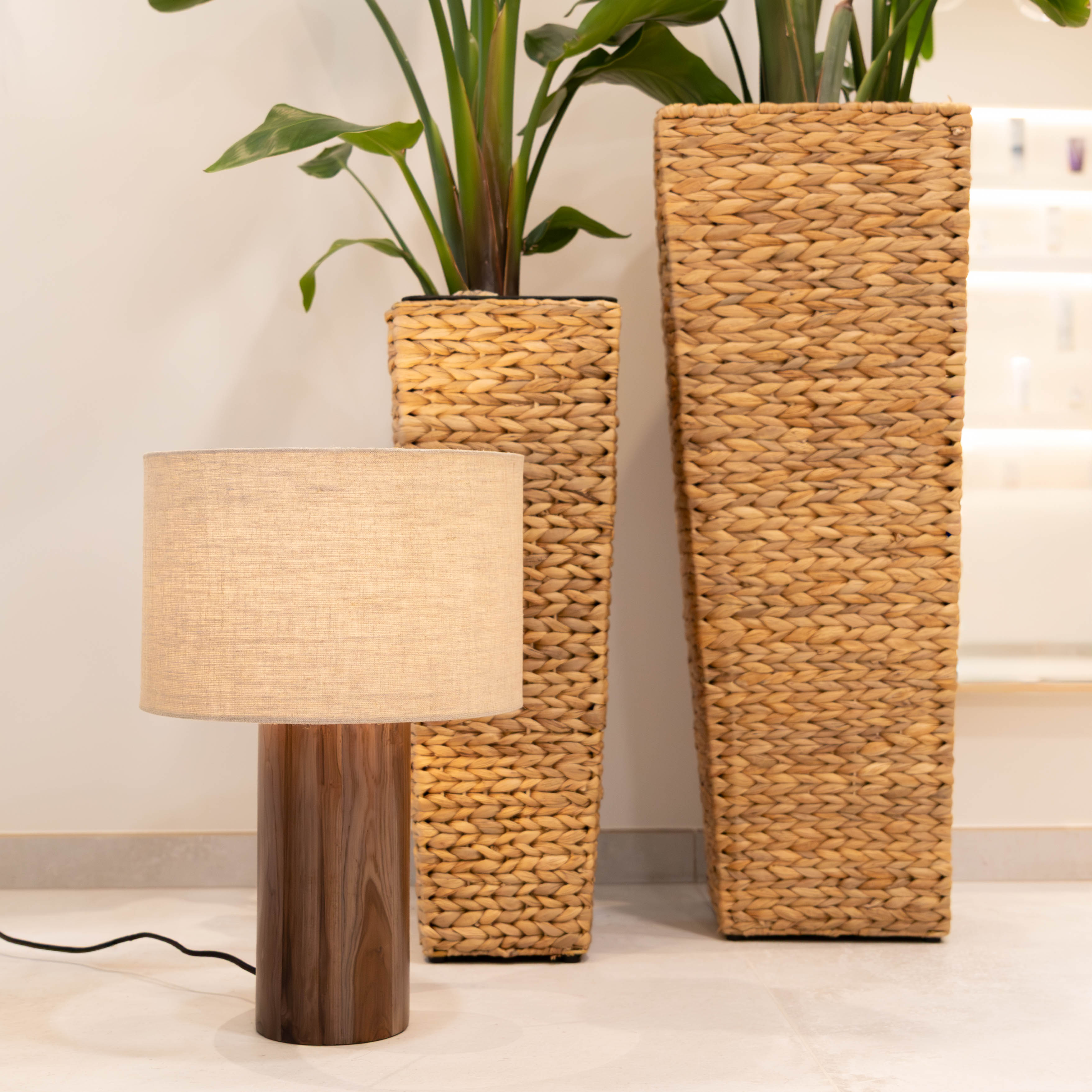 Lampe de table Japura | abat-jour en lin