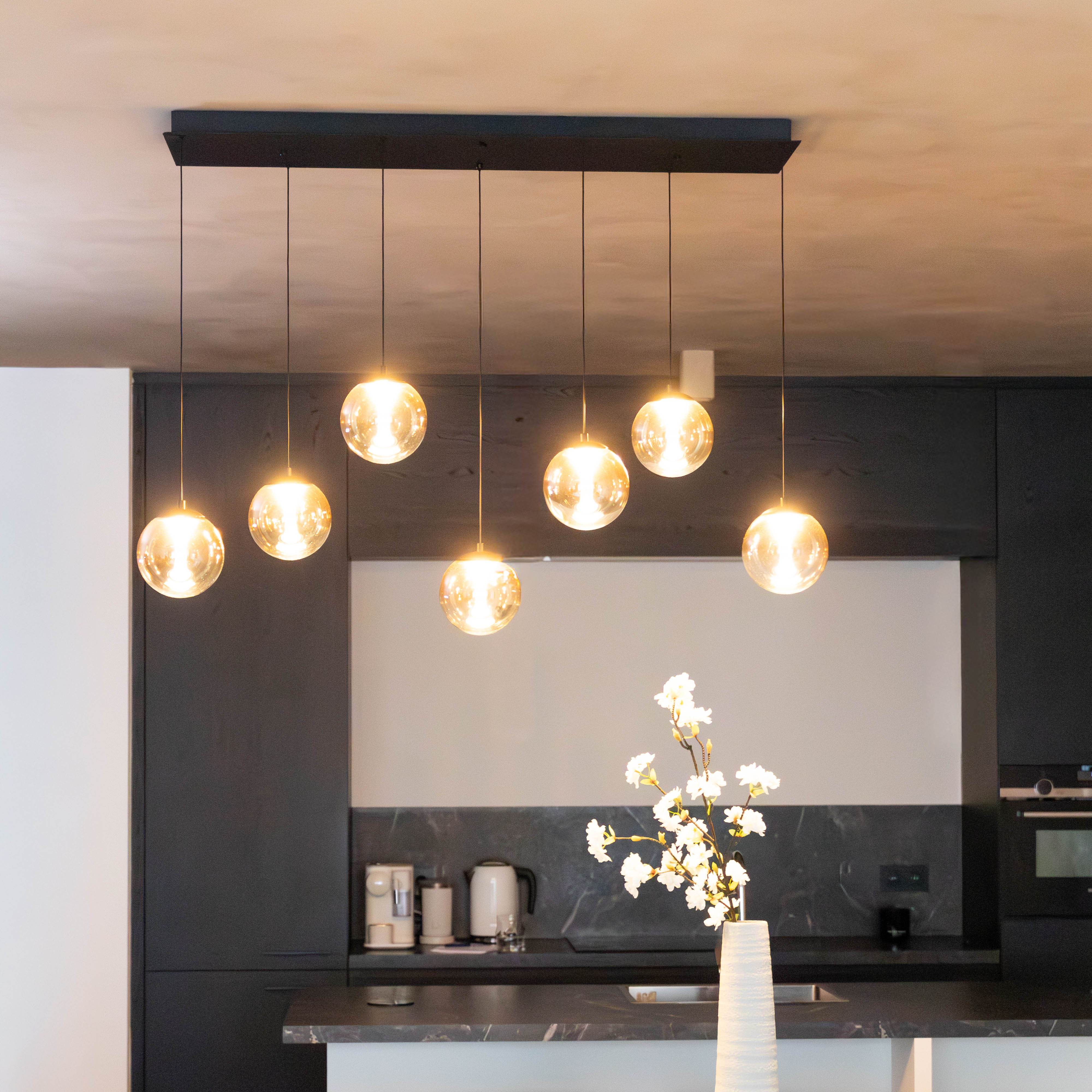 Pendant Monza 7 Rect. | black