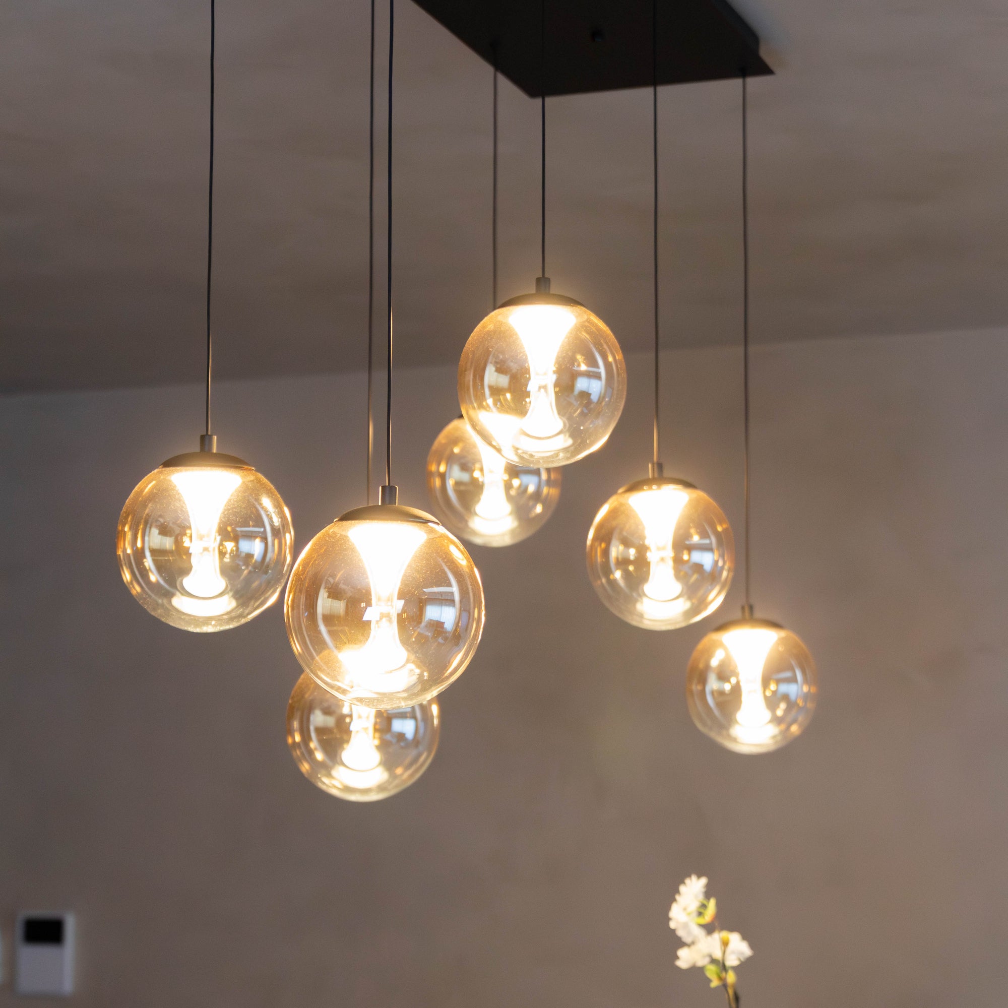 Pendant Monza 7 Rect. | black