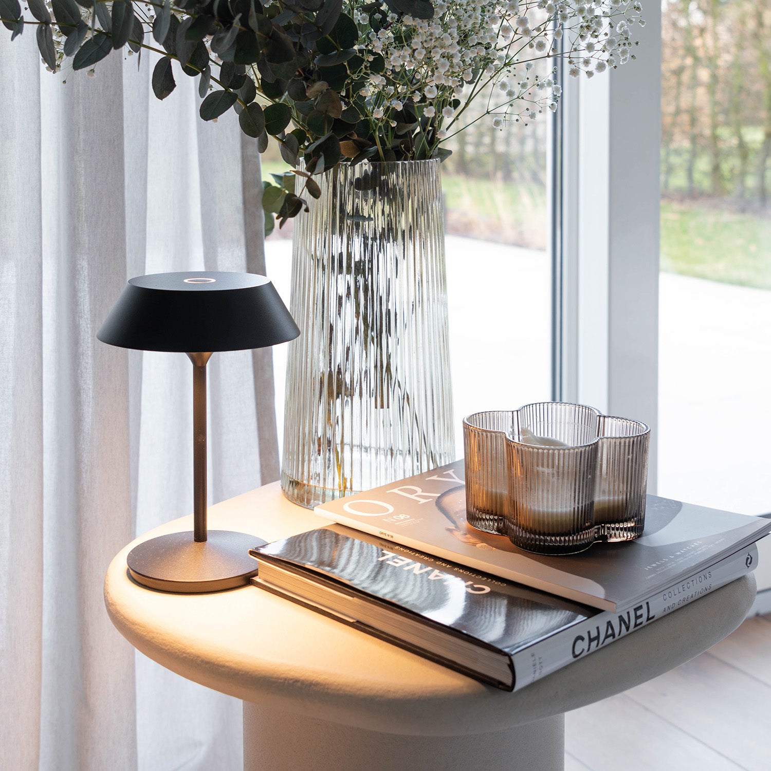 Lampe de table Balto rechargeable | noir