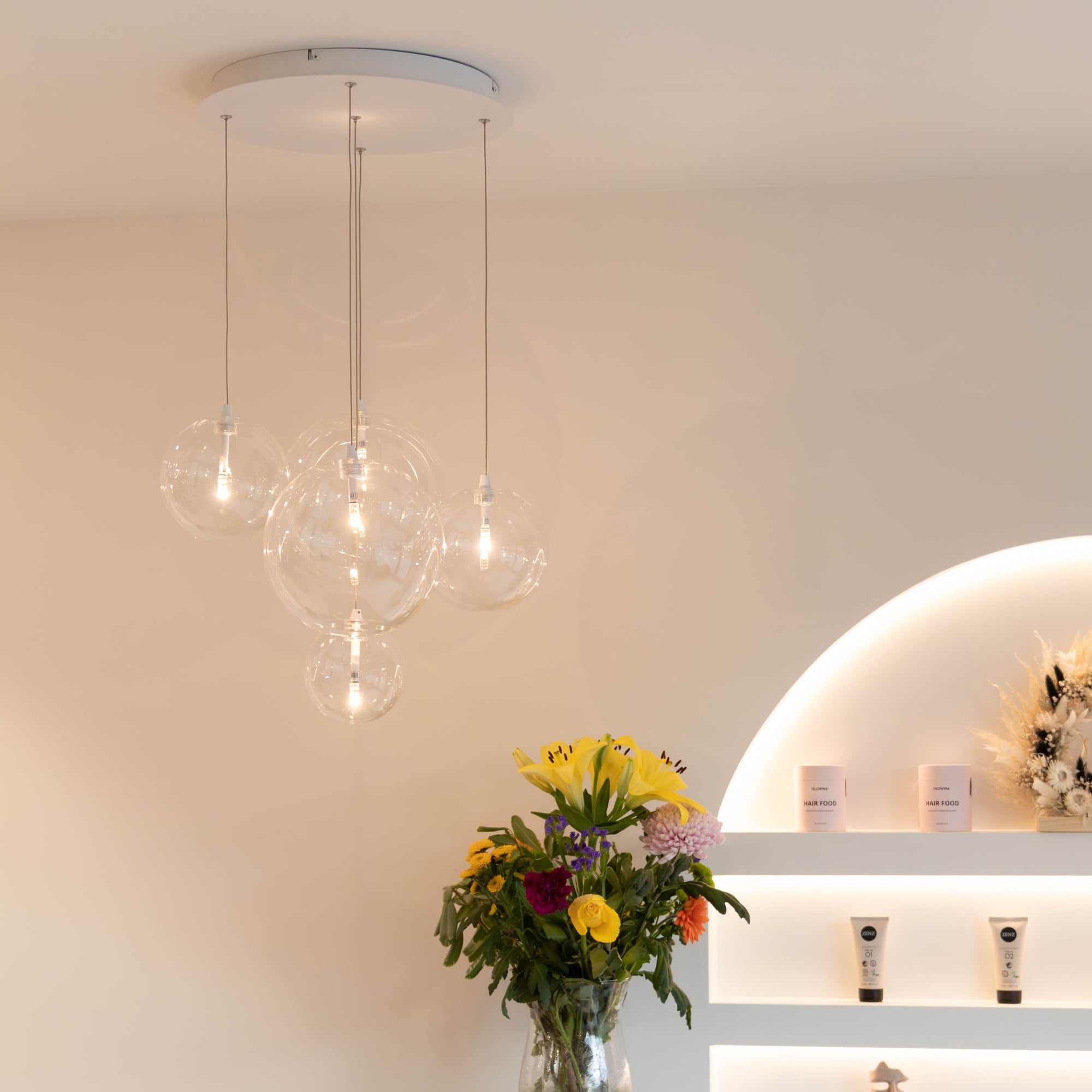 Suspension Camau 5 | blanc